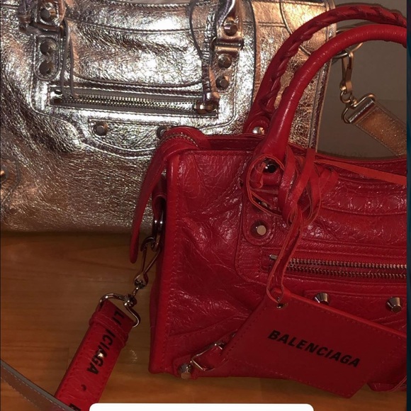 Silver Balenciaga Small Crossbody - Picture 2 of 3